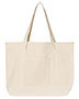 Q-Tees Q1500  34.6L Large Canvas Deluxe Tote