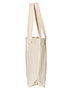 Q-Tees Q1500  34.6L Large Canvas Deluxe Tote