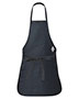 Q-Tees Q4250  Full-Length Apron with Pouch Pocket