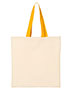 Q-Tees QTB6000 Economical Tote with Contrast-Color Handles