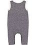 Rabbit Skins 4492  Infant Harborside Melange Tank Romper