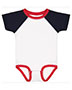 Rabbit Skins RS4430 Infant 4.5 oz Baseball Bodysuit