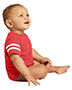 Rabbit Skins™ RS4437 Infant Football Fine Jersey Bodysuit