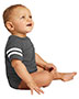 Rabbit Skins™ RS4437 Infant Football Fine Jersey Bodysuit