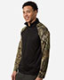 RealTree RT5703 Unisex Realtree® Performance Colorblocked Quarter-Zip Pullover