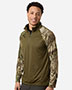 RealTree RT5703 Unisex Realtree® Performance Colorblocked Quarter-Zip Pullover