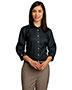 Red House RH61 Women 3/4Sleeve Dobby NonIron ButtonDown Shirt