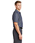 Red Kap CS20 Men Short-Sleeve Striped Industrial Work Shirt