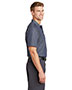 Red Kap CS20LONG Men Long Size Short-Sleeve Striped Industrial Work Shirt