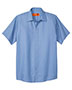 Red Kap CS26 Men Short Sleeve Pocketless Gripper Shirt