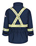 Red Kap JLPC Men's Deluxe Parka With Reflective Trim - EXCEL FR® ComforTouch