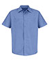 Red Kap SB22  Industrial Stripe Short Sleeve Work Shirt