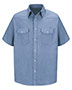 Red Kap SC24 Men Deluxe Western Style Short Sleeve Shirt