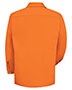 Red Kap SC30T Long Sleeve Uniform Shirt Long Size