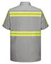 Red Kap SC40E  Enhanced Visibility Short Sleeve Cotton Work Shirt