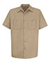 Red Kap SC40T Men's Tall Cotton Short Sleeve Uniform Shirt