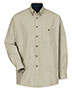 Red Kap SC74 Men Short Sleeve Cotton Contrast Dress Shirt
