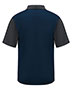 Red Kap SK56 Men Short Sleeve Performance Knit Color-Block Polo