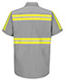 Red Kap SP24E  Enhanced Visibility Industrial Work Shirt