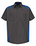 Red Kap SP28 Men Short Sleeve Motorsports Shirt