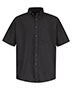 Red Kap SP80L Men Poplin Short Sleeve Dress Shirt - Long Sizes