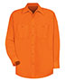 Red Kap SS14  Enhanced Visibility Long Sleeve Work Shirt