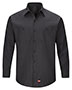 Red Kap SX10L  Men's Long Sleeve Mimix Work Shirt - Long Sizes
