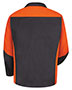 Red Kap SY10L Men Long Sleeve Automotive Crew Shirt - Long Sizes