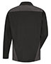 Red Kap SY18L Men Long Sleeve Tri-Color Shop Shirt - Long Sizes