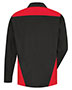 Red Kap SY18L Men Long Sleeve Tri-Color Shop Shirt - Long Sizes