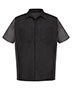 Red Kap SY20L Men Short Sleeve Automotive Crew Shirt - Long Sizes