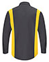 Red Kap SY32L Men Performance Plus Long Sleeve Shirt with OilBlok Technology - Long Sizes