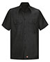 Red Kap SY60L Men Ripstop Short Sleeve Work Shirt Long Sizes