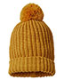 Richardson 143R Unisex Chunky Cable With Cuff & Pom Beanie