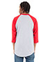 Shaka Wear SHRAG Men 6 Oz., 3/4-Sleeve Raglan T-Shirt