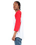 Shaka Wear Drop Ship SHRAG Men 6 Oz., 3/4-Sleeve Raglan T-Shirt