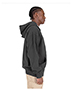 Shaka Wear SHGDZ  Men's Garment Dye Double-Zip Hooded Sweatshirt