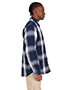 Shaka Wear SHHFS  Men's Plaid Flannel Overshirt