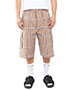 Shaka Wear SHSP  Unisex Plaid Shorts