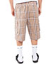 Shaka Wear SHSP  Unisex Plaid Shorts