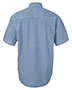 Sierra Pacific 0211 Men Short Sleeve Denim Shirt