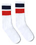 White/ Navy/ Red Thick Stripe