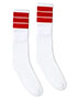 White/ Red Thick Stripe