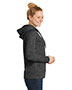 Sport-Tek® LST225 Women   PosiCharge® & Electric Heather Fleece Hooded Pullover