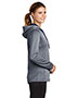 Sport-Tek LST264 Ladies PosiCharge Sport-Wick Heather Fleece Hooded Pullover