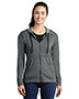 Sport-Tek LST293 Women PosiCharge ® Tri-Blend Wicking Fleece Full-Zip Hooded Jacket