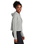 Sport-Tek LST298 Women PosiCharge ® Tri-Blend Wicking Fleece Crop Hooded Pullover