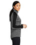Sport-Tek® LST397 Women PosiCharge® Electric Heather Colorblock 1/4-Zip 