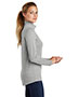 Sport-Tek LST407 Ladies 4.4 oz PosiCharge Tri-Blend Wicking 1/4-Zip Pullover