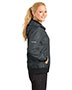 Sport-Tek® LST53 Women Embossed Hooded Wind Jacket
